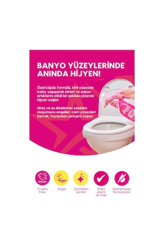 The Pink Stuff Mucizevi Banyo Köpük Temizleyici 750 ML