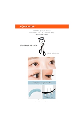 Missha 3-Wave Eyelash Curler 3 Kat Güçlü Kirpik Kıvırıcı