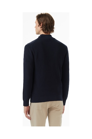 Nautica Erkek Lacivert Classic Fit Kazak Düz S57300t Lacivert