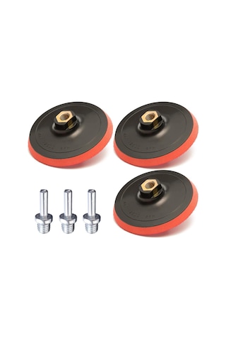 Rodex Avuç İçi Taşlama Cırt Zımpara Tabanı + Pim Seti 115mm ( 6 P