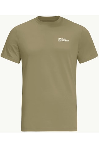 Jack Wolfskin Essential T M Erkek T-shirt-28377-yeşil Yeşil