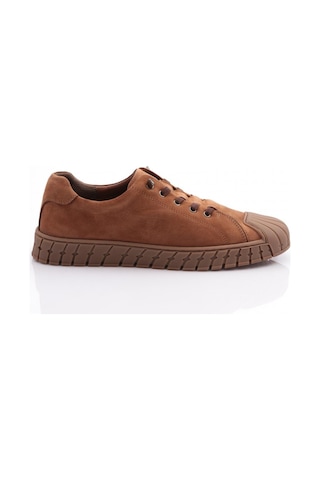 Dgn 9870 Erkek Kapali Bağcikli Sneaker Ayakkabi 9870-2505-R1774 Taba