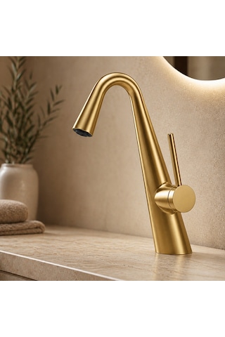 Fg-4512 Mat Altın Lavabo