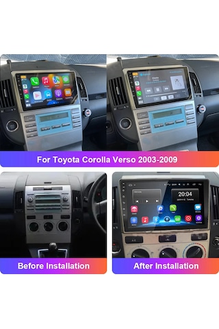 Exvol Toyota Verso 2004-2009 Android Multimedya 2/32gb 9inc Hdıps