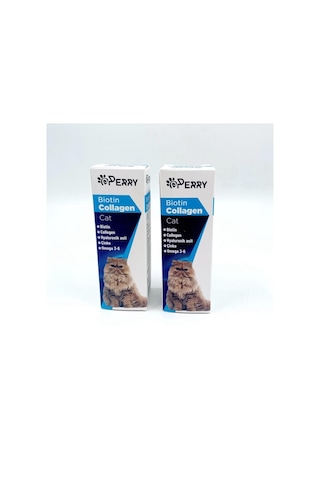 Perry Omega 3-6 Kedi Biotin Collagen 2 x 50 ML