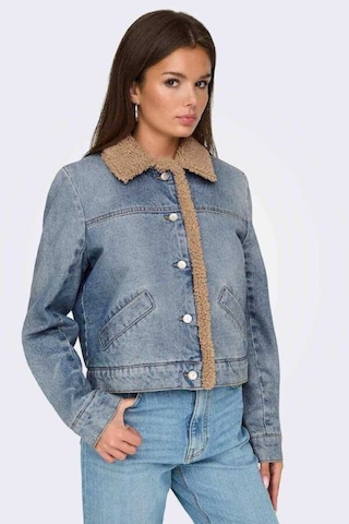 Only Onlnadya Ls Teddy Kadın Jean Ceket Mavi