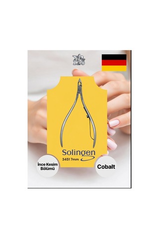 Solingen 3451 7 Mm Cobalt Manikür Pensi / Bileyli ,orjinal ,sertifikalı Ürün