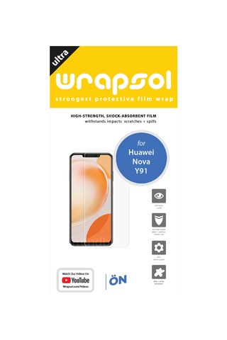 Huawei Nova Y91 Ekran Koruyucu Tam Kaplayan Poliüretan Film