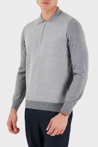 Gran Sasso Erkek Polo Yaka Kazak 43108 14713 090 Gri Gri