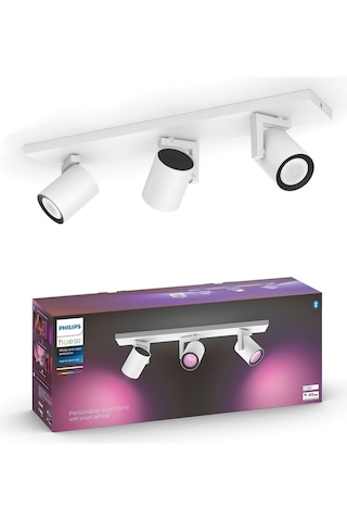 Philips Hue Argenta Üçlü Spot Lamba 3x4.2w Beyaz 929003808101