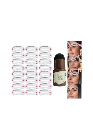 Suntek Kaş Pudrası Damga Şekillendirme Kiti, Kaş Şablonları