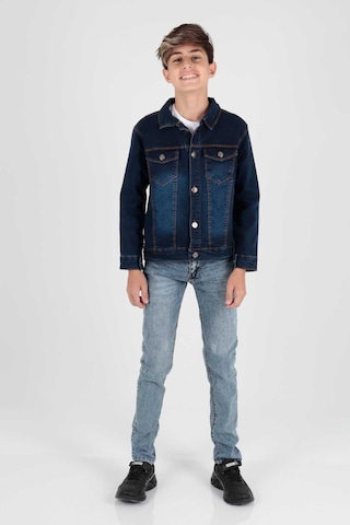 Ahengim Erkek Çocuk Jean Ceket Günlük Modaya Uygun Ak22145123 001