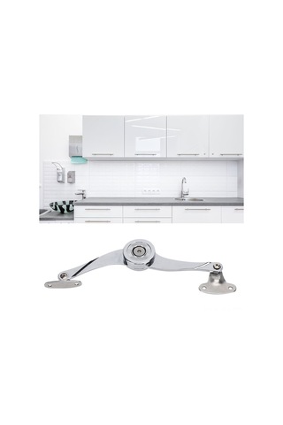 Folinda Zink Alaşımlı Ağır Duty Gazlı Dayanak, Dolap Kapakları İçin Açıkta Tutabilir, 20kg Yük Taşıma, Manuel Kurulum, Pause Özelliği Diğer