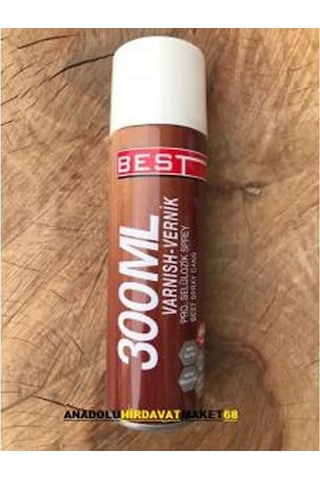 Selülozik Sprey Ahşap Metal Vernik 300 Ml Ceviz Renk