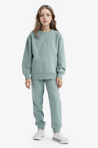 Defacto Kız Çocuk Standart Fit Basic Düz Beli Lastikli Jogger Eşofman Altı Y1226a625augn1129 Yeşil
