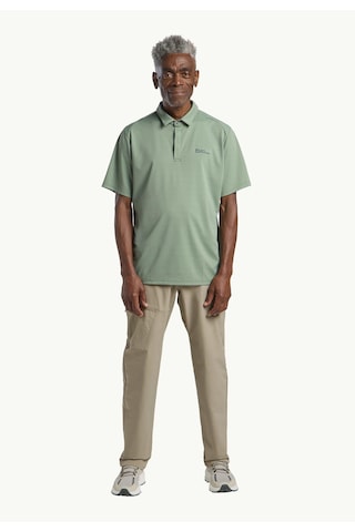 Jack Wolfskin Delgami Polo M Erkek T-shirt-29708 Açik Yeşil