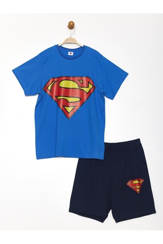 Supermen Erkek Çocuk Pijama Takım 19593 001