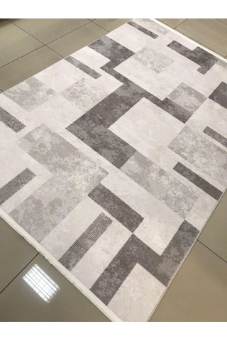 Merinos Halı Vista 76585 096 Serisi Triko Akrilik Salon Oturma Yatak Odası Halısı Gri