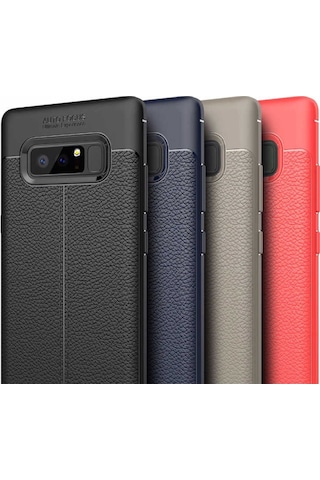 Samsung Galaxy Uyumlu Note 8 Kilif Deri Tarzi Niss Silikon Case 389468249