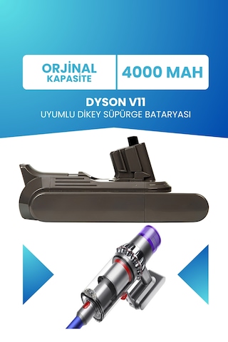 Dyson V11 Uyumlu Batarya Standart Kapasite 25.2v 4000mah