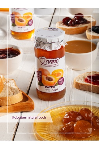 Şeker Ilavesiz Kayısı Reçeli 300g Elma Suyu Ile Tatlandırılmıştır - Koruyucu Içermez