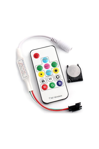 Ir Rgb Led Şerit Dc5v Şerit Işık Kontrol Cihazı İçin 14 Tuşlu Uza