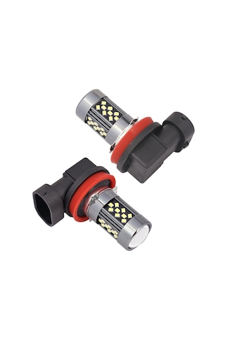 Sones 1 Çift H11 12v 7w Sürekli Araba Led Sis Farı Turuncu Işık