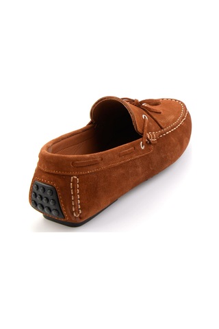 Bambi Taba Hakiki Deri Erkek Loafer Ayakkabı E01547009902 Taba