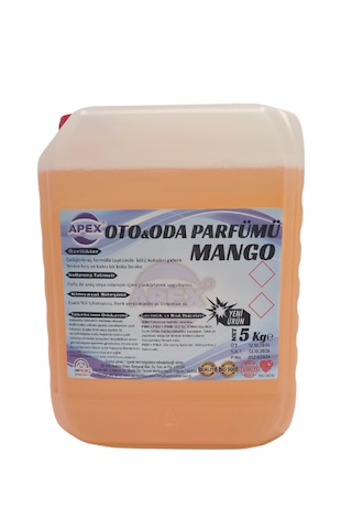 Mango Kokulu Parfüm, Oto Parfüm 5 Lt, Oda Parfümü Mango Kokusu