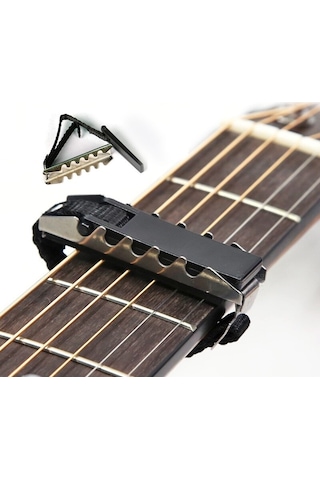 Mitello Cn62 Ipli Sistem Gitar Saz Kapo Kelepçe Metal Aksamlı