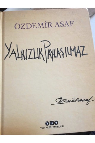 Özdemir Asaf-yalnızlık Paylaşılmaz*Ciltli**özel Baskı!