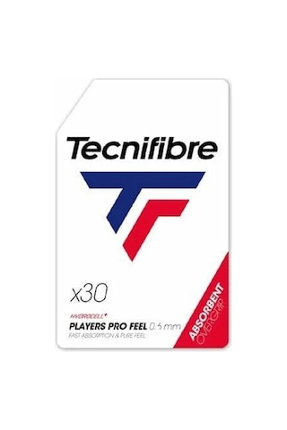 Tecnifibre Players Pro Feel Overgrip 30'lu 0.6mm Beyaz Tenis Gribi 52plapro30 Beyaz