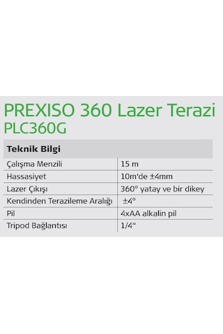 Leica Prexiso Plc360g Çizgi Lazeri