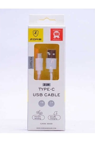 Zore Pres Type-C Usb Kablo Z-29