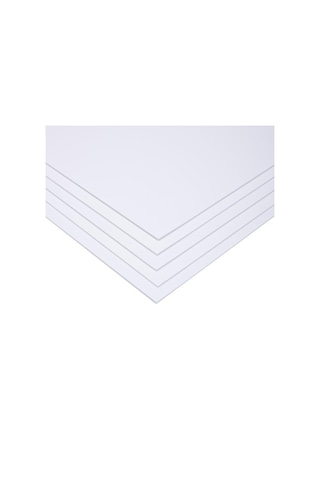 10 Adet Beyaz Maket Kartonu 3 Mm Kalınlık 50X70