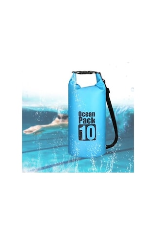 Zcjb Tek Askılı Outdoor Su Geçirmez Pvc Yüzücü Sırt Çantası Sarı 5 Litre Çok Renkli Çok Renkli