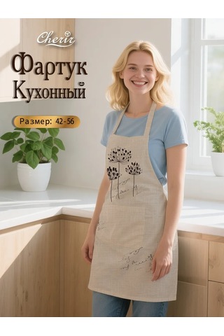 Cherir "shush" Mutfak Önlüğü 235740236 Keten