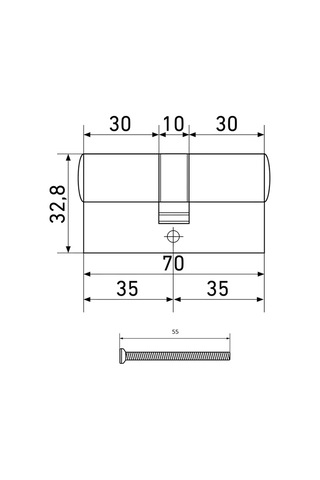 Loid Silindir Kilit İçin Kasnak 70 Mm 30-10-30 , Ab 210104761