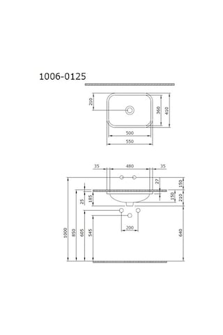 Bocchi Scala Tezgah Altı Lavabo Mat Beyaz 1006-002-0125