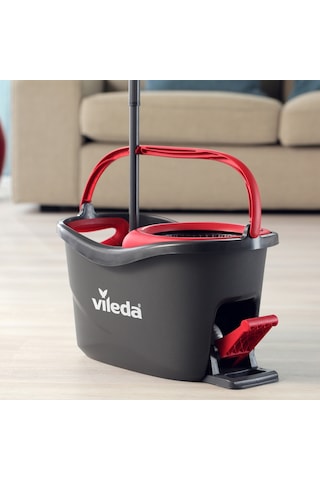 Vileda Turbo 2in1 Pedallı Temizlik Seti + Turbo 2in1 Mikrofiber Yedek Paspas 2'li