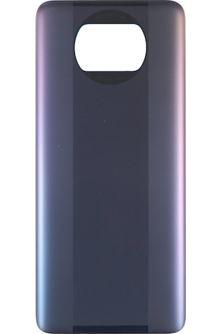 Xiaomi Poco X3 Pro Uyumlu Arka Pil Batarya Kapağı M2102j20sg M2102j20sı - Siyah