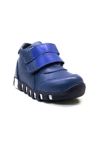 Tuğba Ortopedi 2210 Bebek Deri İlk Adım Bot Mavi