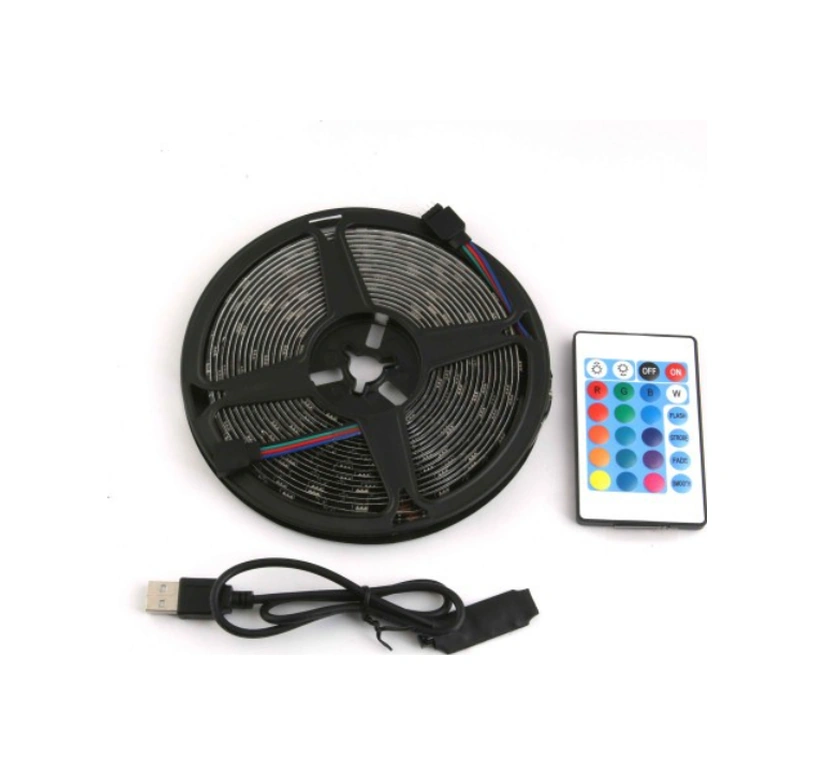 River World Usb Bağlantılı Rgb Şerit Kumandalı30 Led Renkli
