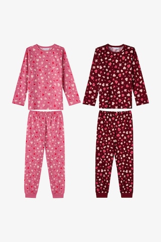 Penti Kız Çocuk Gül Kurusu Mailing Friend Pamuklu Uzun Kollu 2li Pijama Takımı Pk34