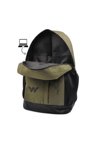 Walkway Haki Tekstil Unisex Sırt Çantası Armor Sırt Çantası Haki