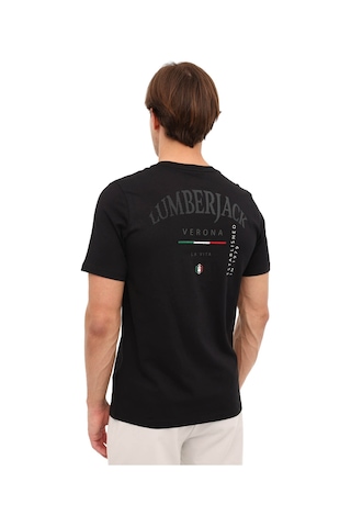 Lumberjack Ml Ezıo 11ıtl1088 6fx Siyah Erkek T-shirt A102054866 Siyah