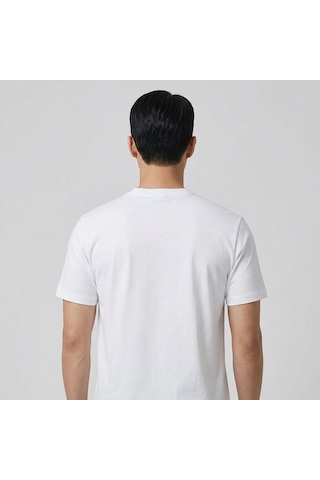 Beyaz Fila Erkek Günlük T-shirt Sagano Fam1211.10001