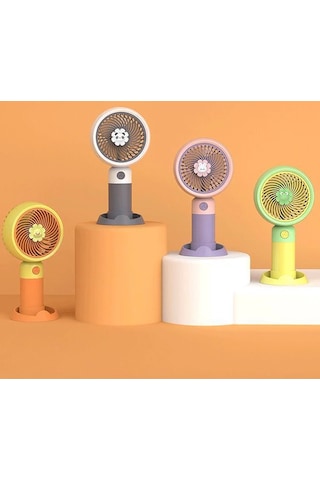 Yase Ym88154 Ultra Güçlü 3 Kademeli Şarjlı El Fanı Vantilatör