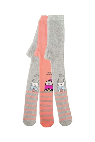 3Lü Kız Bebek/Çocuk Havlu Külotlu Çorap Pamuklu Kışlık Kalın