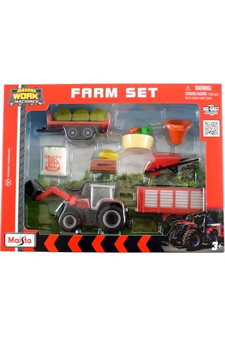 Maisto Çiftlik Seti Küçük - Massey Ferguson